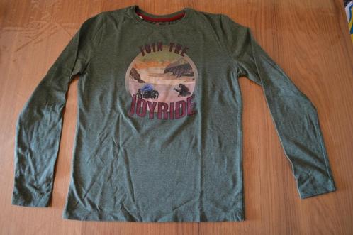 Brian+nephew T-shirt lange mouw kaki join the joyride 152, Kinderen en Baby's, Kinderkleding | Maat 152, Gebruikt, Jongen, Shirt of Longsleeve