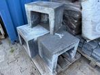 Partij beton elementen, Tuin en Terras, Tegels en Klinkers, Ophalen, Gebruikt, Beton, Overige typen