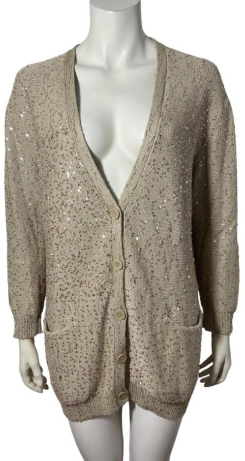 ESSENTIEL ANTWERP gilet - M - Pre Loved, Kleding | Dames, Truien en Vesten, Zo goed als nieuw, Maat 38/40 (M), Beige, Verzenden