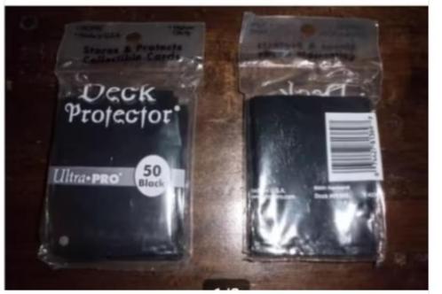 DECK PROTECTOR SLEEVES BLACK MAT ULTRA P.RO - 4 voor 6 !, Hobby en Vrije tijd, Verzamelkaartspellen | Magic the Gathering, Ophalen of Verzenden