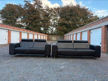 Salon Bankstel 3+2 Cuir + LIVRAISON beschikbaar voor biedingen