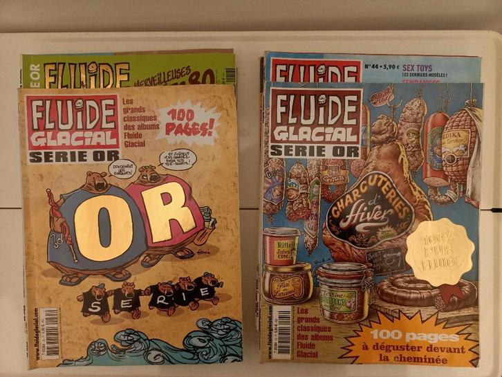 Lot de 50 'Fluide Glacial' 2004-2009, Livres, BD, Utilisé, Plusieurs BD, Enlèvement