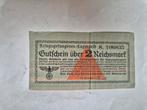 WOII kampgeld 2 Reichsmark krijgsgevangenenkamp, Ophalen of Verzenden