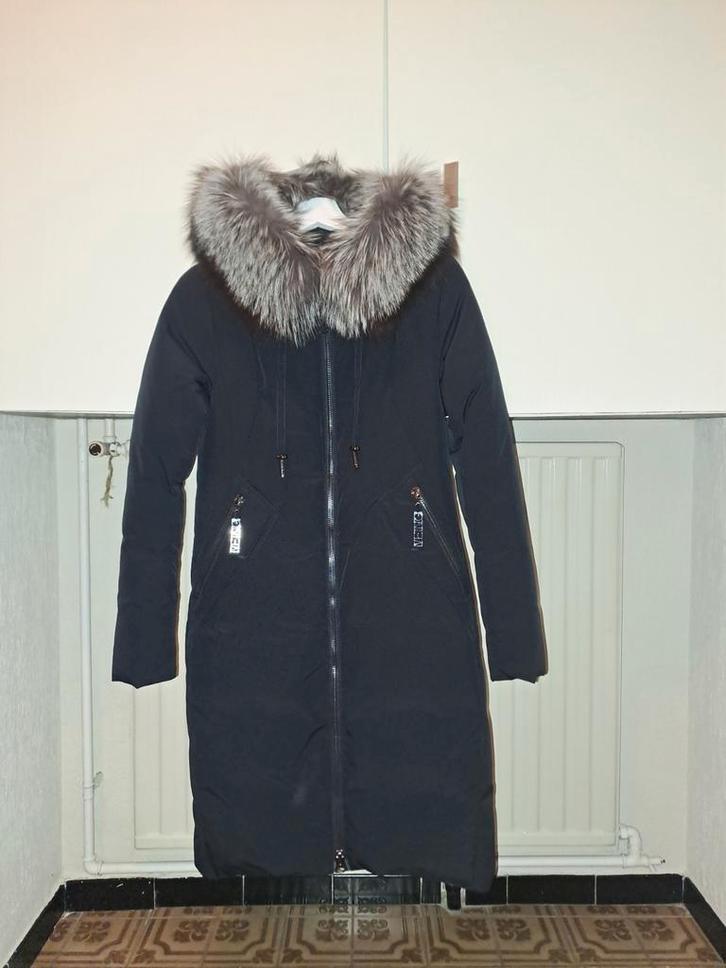 Prachtige winterjas merk Ecaerst,maat S, Kleding | Dames, Jassen | Winter, Maat 36 (S), Zwart, Ophalen