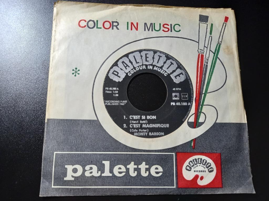 Monty Babson‎ — C'est si bon - C'est magnifique '7, Enlèvement ou Envoi, Single, Utilisé, Pop