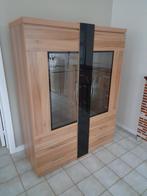 Vitrinekast met LED - vitrine avec LED, Huis en Inrichting, Ophalen, 100 tot 150 cm, Zo goed als nieuw, 150 tot 200 cm