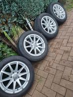 Zomerbanden Continental 205/55/R16 met originele Audi velgen, Auto-onderdelen, Banden en Velgen, Ophalen, Gebruikt, Velg(en), 16 inch