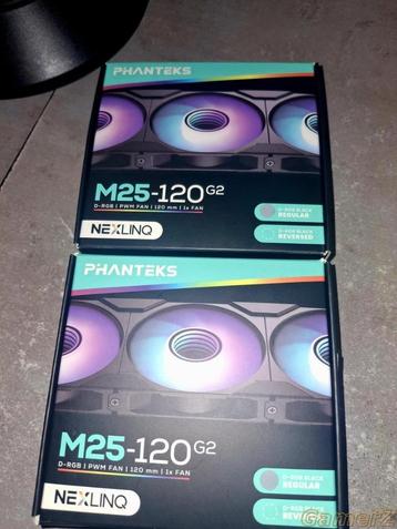 PHANTEKS M25 Gen2 PWM D-RGB 2x120mm neuf beschikbaar voor biedingen