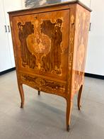 Antiek oosters kastje met spiegel, lampje,curiosa brocante, Ophalen