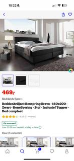 Bed boxspring, Huis en Inrichting, Slaapkamer | Boxsprings, Ophalen, Zo goed als nieuw