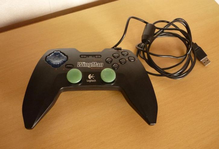Logitech Wingman Rumblepad USB controller gamepad, Computers en Software, Joysticks, Ophalen of Verzenden