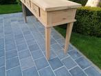 Sidetable uit massieve teak. Geluchtgomd., Huis en Inrichting, Tafels | Sidetables, Ophalen of Verzenden, Zo goed als nieuw