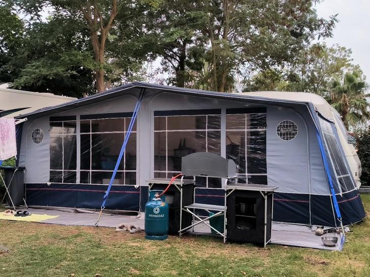 Isabella voortent Carbon X Capri lux, Caravans en Kamperen, Voortenten en Luifels, Gebruikt, Isabella, Ophalen