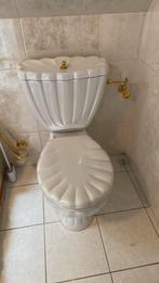 Exclusieve retro toilet Villeroy & Boch parelmoer schelp, Doe-het-zelf en Bouw, Sanitair, Toilet, Gebruikt, Ophalen
