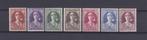 No. 326/332 Reine Astrid-serie uit 1931 MNH en MH., Postzegels en Munten, Orginele gom, Niet gestempeld, Verzenden, Postfris