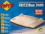 AVM fritz box 7490 - vdsl +dect+gigabit + a/b/g/n/ac gv78, Ophalen of Verzenden, Refurbished, Router met modem, AVM