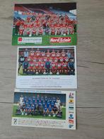 3 kaarten van voetbalploegen belgie, Gebruikt, Ophalen of Verzenden, Poster, Plaatje of Sticker