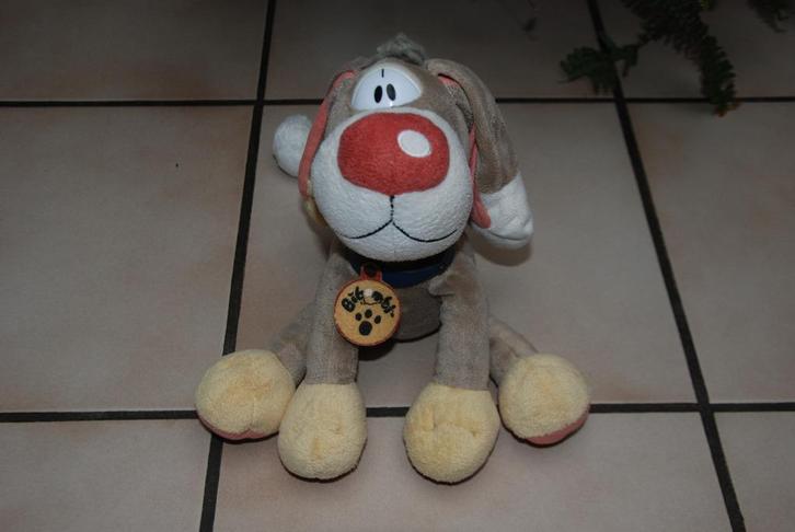 Peluche doudou chien Bibombl DIDDL DEPESCHE beige blanc TB, Collections, Diddl, Comme neuf, Peluche, Diddl, Enlèvement ou Envoi
