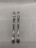 Verzilverde serveervorkjes 2 stuks, Ophalen of Verzenden