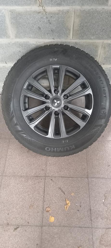 4 jantes 6 trous Mistubishi L200, Auto-onderdelen, Banden en Velgen, Band(en), Winterbanden, 17 inch, Ophalen of Verzenden