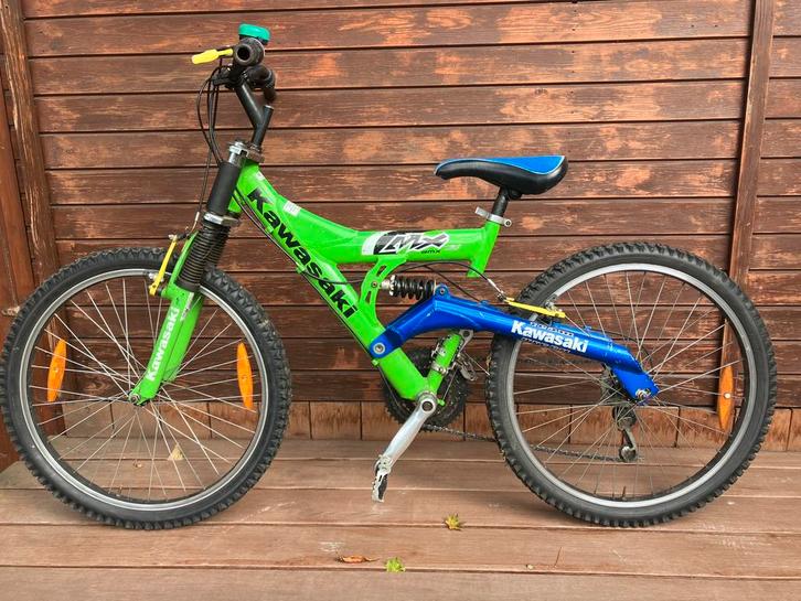 Kawasaki MX 24” Full Suspension Kinderfiets, Fietsen en Brommers, Fietsen | Mountainbikes en ATB, Gebruikt, Ophalen