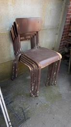 5x houten stoel, Antiek en Kunst, Ophalen of Verzenden
