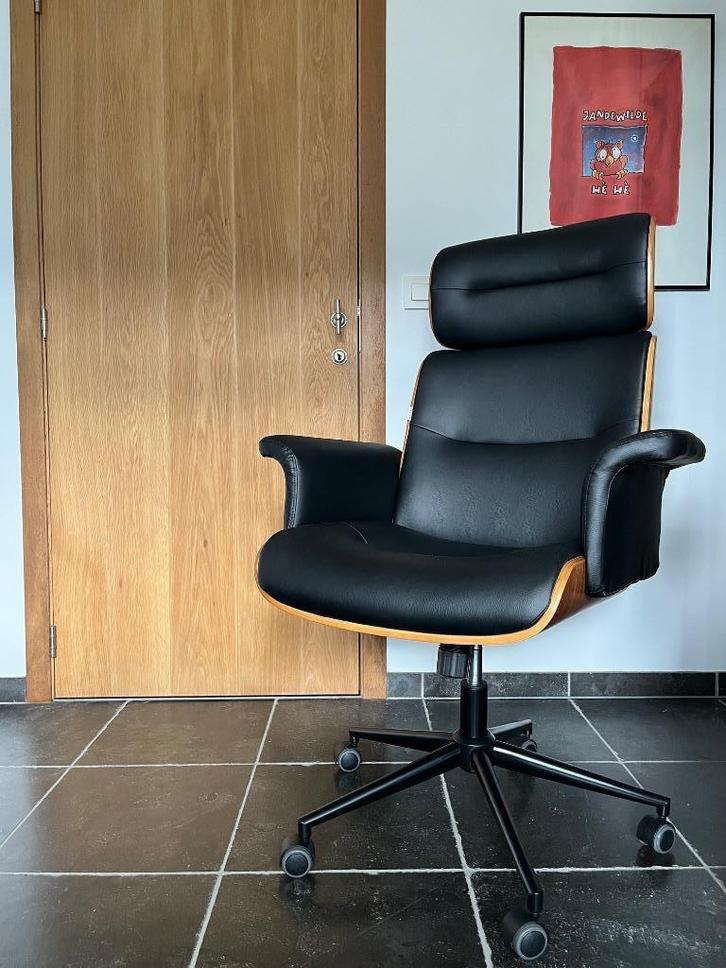 LUXE bureaustoel KARE DESIGN, Huis en Inrichting, Bureaustoelen, Zo goed als nieuw, Bureaustoel, Zwart, Ophalen