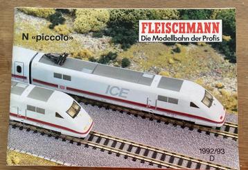 Catalogue train Fleischmann N - 1992-93 beschikbaar voor biedingen