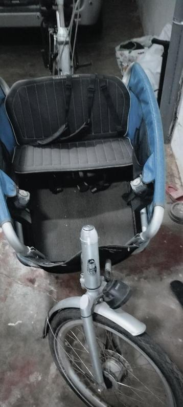 Bakfiets gazelle, Fietsen en Brommers, Ophalen, Gebruikt, 3 kinderen, Opvouwbaar