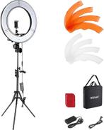 NEEWER Ring light avec trépied, Audio, Tv en Foto, Fotografie | Fotostudio en Toebehoren, Ophalen, Nieuw, Statief of Scherm