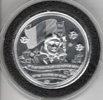 FDC Munt Belgie - 100 jaar Groote Oorlog (verzilverd koper), Postzegels en Munten, Verzilverd, Zilver, Ophalen of Verzenden, Losse munt