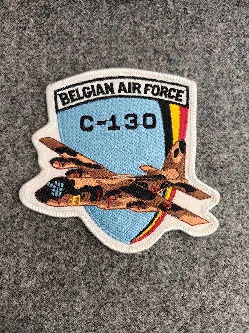 luchtmacht patch C-130 hercules BAF FAE force aérienne, Verzamelen, Luchtvaart en Vliegtuigspotten, Zo goed als nieuw, Patch, Badge of Embleem