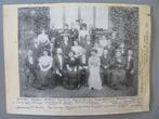 1909 foto de Vlaamse Schooters lokaal Meulemans Harmonie, Verzenden, Foto, Klederdracht, Zo goed als nieuw
