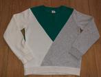 Pull gris, vert et blanc (146-152), Comme neuf, Fille, HERE & THERE, Pull ou Veste