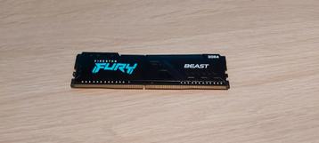 Kingston fury ddr4 8gb ram beschikbaar voor biedingen