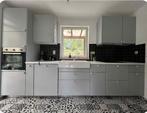 Cuisine équipée gris clair (largeur:3,47m, hauteur: 2,93m), Huis en Inrichting, Keuken | Complete keukens, Ophalen, Zo goed als nieuw