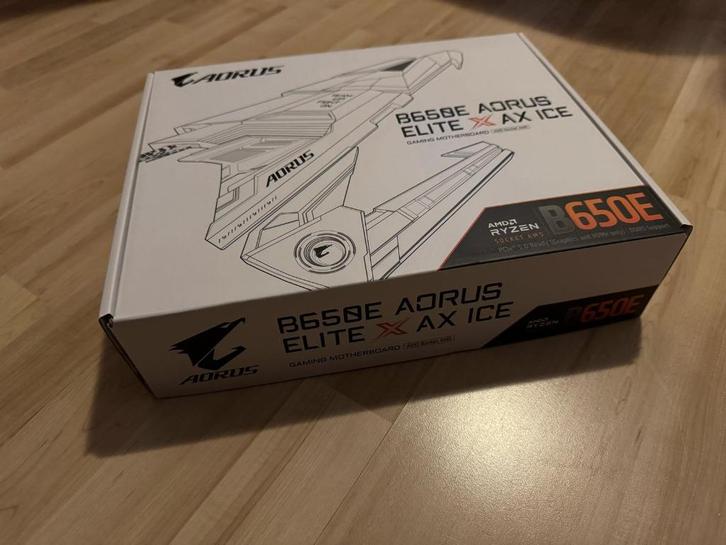 MAINBOARD GIGABYTE B650E AORUS ELITE X AX ICE, Computers en Software, Moederborden, Nieuw, AMD, DDR5, Ophalen of Verzenden