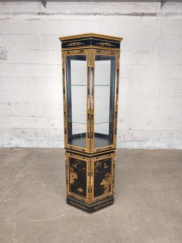 Vintage Chinese vitrinekast, Huis en Inrichting, Ophalen, ., Zo goed als nieuw, .