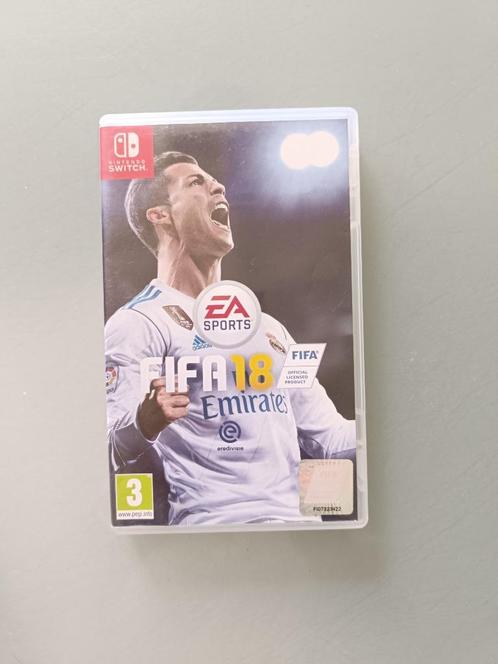 Nintendo Switch FIFA 2018 spelletje met Ronaldo, Consoles de jeu & Jeux vidéo, Jeux | Nintendo Switch, Comme neuf, Sport, À partir de 3 ans