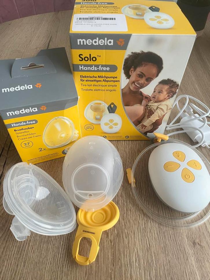 Elektrische borstkolf Medela Solo hands-free, Kinderen en Baby's, Babyvoeding en Toebehoren, Zo goed als nieuw, Borstkolf, Ophalen of Verzenden