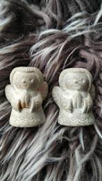 2 stenen kandelaartjes, Diversen, Kerst, Ophalen of Verzenden