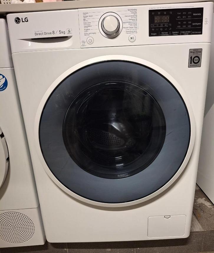Wasmachine droogkast combi, Elektronische apparatuur, Wasmachines, Gebruikt, Voorlader, 6 tot 8 kg, 1200 tot 1600 toeren, Ophalen