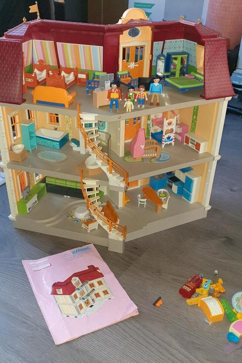 Grande maison de ville Playmobil 5302 entièrement meublée, Enfants & Bébés, Jouets | Playmobil, Comme neuf, Enlèvement ou Envoi