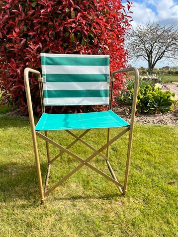 Vintage Plooibare kampeerstoel /tuinstoel Chantazur Lafuma, Ophalen, Gebruikt, Lafuma, Campingstoel