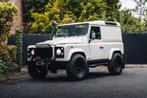 Land Rover Defender 90 TD4  BTW Wagen, Traction-control, Zwart, Leder en Stof, Wit