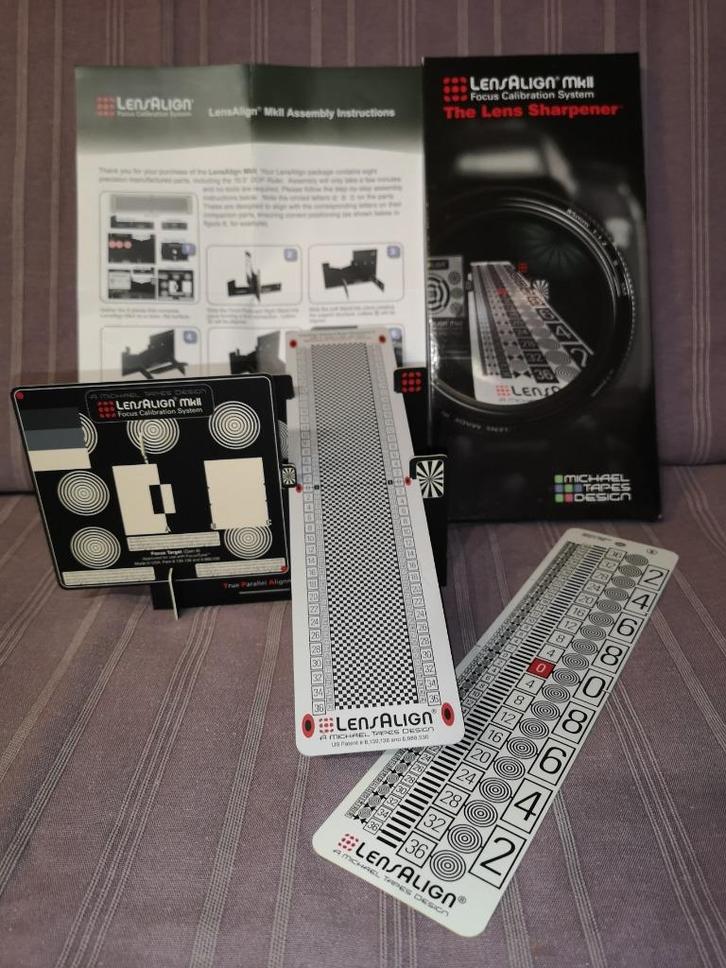 Mire de calibration photo – Lens Align, Audio, Tv en Foto, Fotografie | Fotostudio en Toebehoren, Zo goed als nieuw, Overige typen
