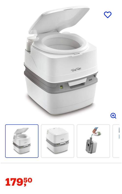 Thetford Porta Potti, chemische toilet, met 2 bussen aquakem, Caravans en Kamperen, Kampeeraccessoires, Zo goed als nieuw, Ophalen