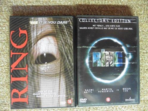 Ringu (1998-Nakata) + Ring (2000-Verbinski)  Pakketprijs, Cd's en Dvd's, Dvd's | Horror, Zo goed als nieuw, Vanaf 16 jaar, Ophalen of Verzenden