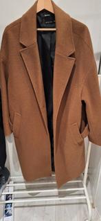 Bershka overjas met riem in bruin, Ophalen, Bruin, Maat 42/44 (L), Bershka