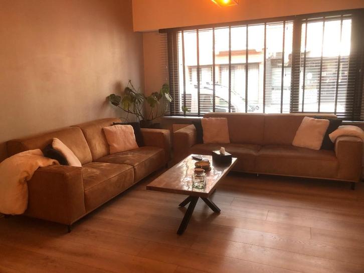 Zetels room 108, Huis en Inrichting, Zetels | Complete zithoeken, Zo goed als nieuw, Leer, Ophalen